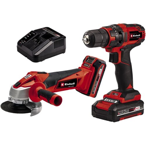 Einhell TC-TK 18 Li Kit (CD+AG), set aku bu&amp;scaron;ilice i brusilice Slike