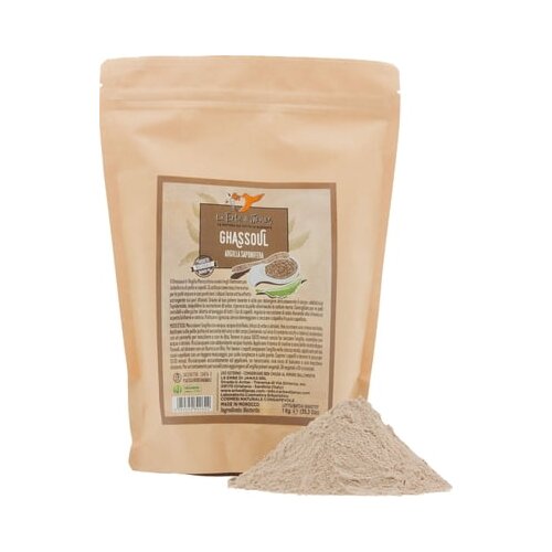 Le Erbe di Janas vulkanska glina (Ghassoul) - 1 kg Cijene