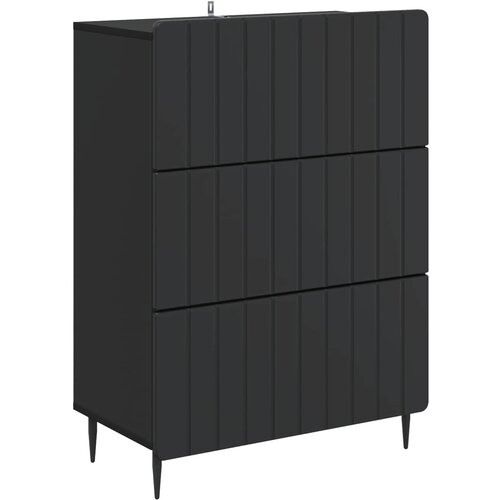  Ormar s ladicama Crna 66 x 34,5 x 92 cm Konstruirano drvo Cene