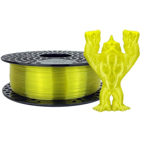AzureFilm petg transparent filament 1.75mm, 1000g, yellow transparent Cene