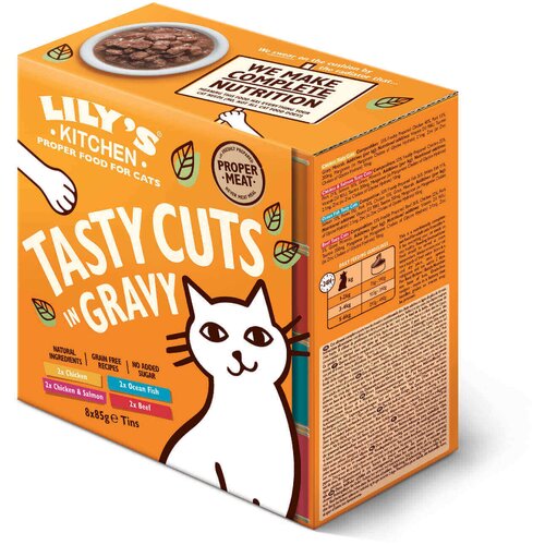 Lily's Kitchen tasty cuts multipack - koščki mesa, 4 okusi - 8 x 85 g Cene