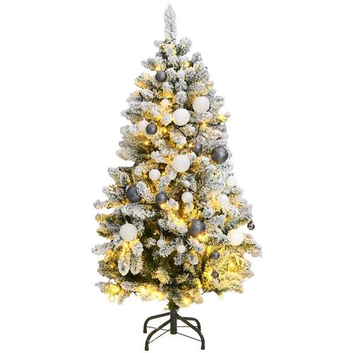  Umjetno božićno drvce 150 LED sa &scaron;arkama i kuglicama 150 cm Cijene