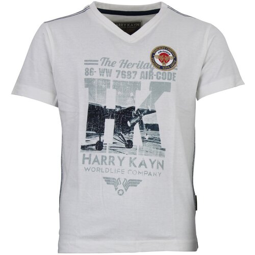 Hrk Majice s kratkimi rokavi T-shirt garcon ECEPALAN Bela Cene