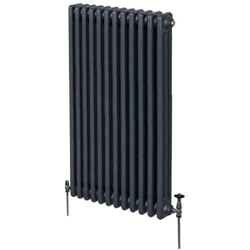 Monster tradicionalni radiator s 3 stebri - 1500 x 562 mm - antracitno siva, (21569971) Cene