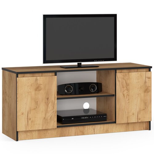 AKORD KOMODA RTV K120 2D 1P CLP OAK CRAFT, (21703387) Cene