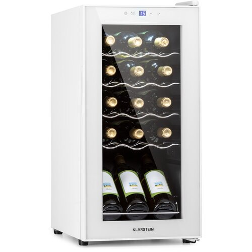 Klarstein Shiraz 15 Slim Uno, hladnjak za vino, 44 L, touch screen, 135 W, 5 – 18 °C, crna Cijene
