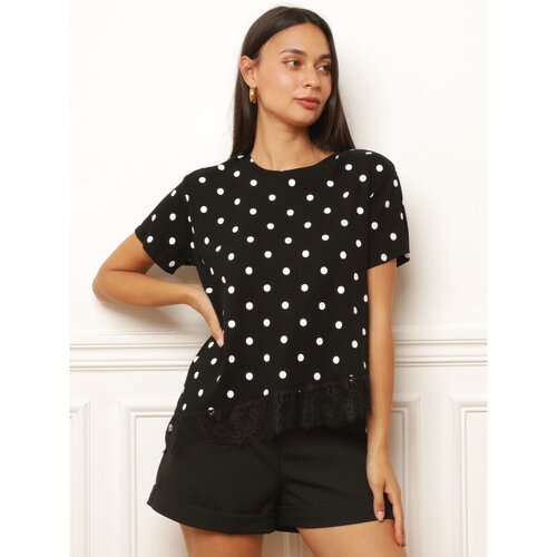 La Modeuse Topi &amp;amp; Bluze 78851_P187744 Črna Slike