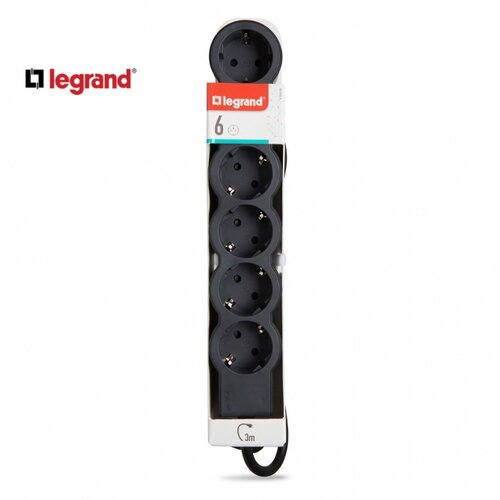 LG 694566 PRODUZNI BLOK 6X2P+E 3M (CRNA/T.SIVA) Cene