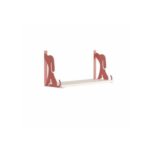 Hanah home Zidna polica Hunter Dog Pink Cene