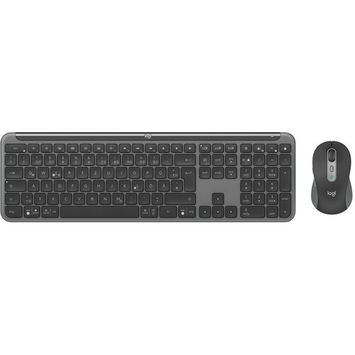Logitech 920-012483 keyboard Mouse included Office RF Wireless + Bluetooth QWERTZ German Graphite Cijene