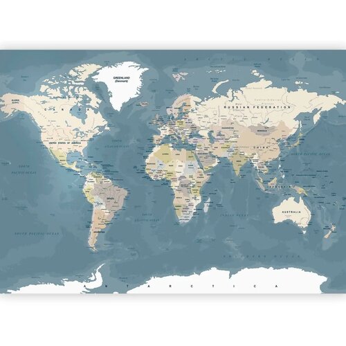  Foto tapeta - Vintage World Map 250x175 Standard Slike