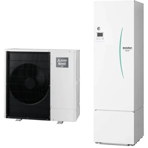 Mitsubishi ecodan PUD-SWM80YAA+ERST30D-YM9ED 8kW split toplotna črpalka z integriranim 300l bojlerjem - Slike