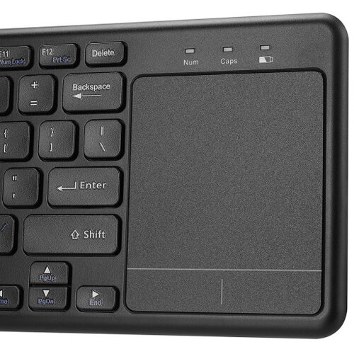 Everest tastatura wifi EKW-155 touchpad us crna Slike
