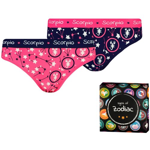 Frogies Women&amp;#039;s gaćice Zodiac &amp;Scaron;korpion 2P Gift box Slike