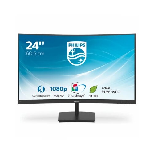 Philips monitor 23.6" 241E1SC/00 e-line vga/hdmi curved / zvucnici Cene