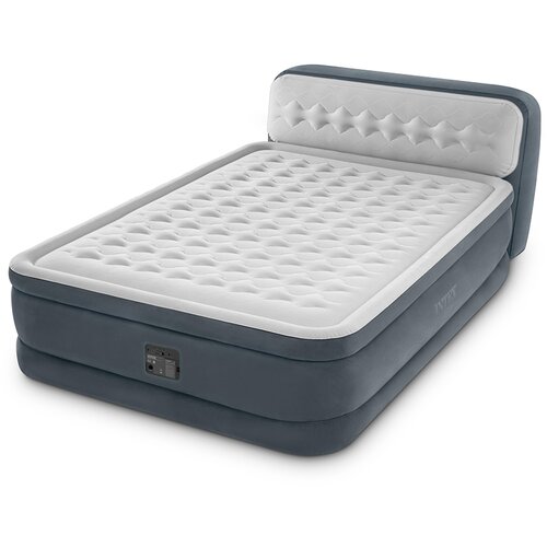 Intex Queen Deluxe vazdu&amp;scaron;ni krevet sa uzglavljem i ugrađenom pumpom 152 x 236 x 86 cm Slike