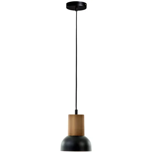 Kave Home Črna viseča svetilka La Forma Amina, višina 15 cm