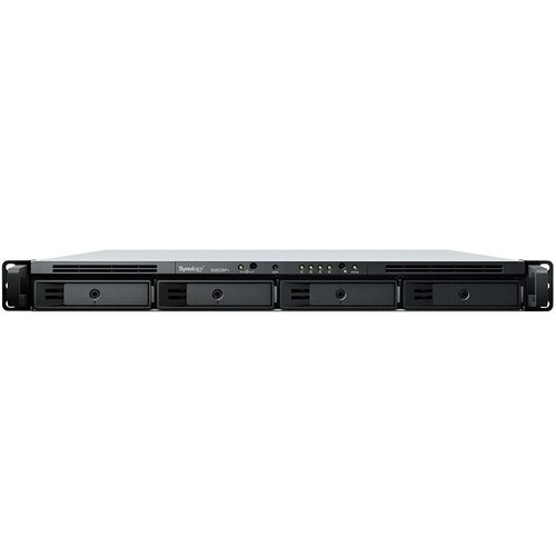 Synology RackStation RS822RP+ Rack 1U AMD Ryzen V1500B 2 GB DDR4 ECC SODIMM 4 x HDD bays 4 x RJ-45 1GbE LAN Port redundant power supply Cene