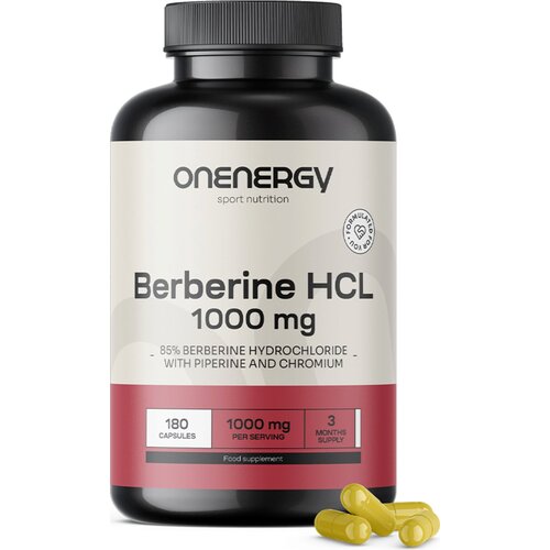 OnEnergy Berberin HCL 1000 mg - 180 kaps. Slike