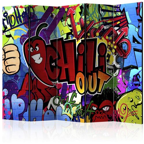 Artgeist Paravan Chili Out I, 5-Delni, Dvostranski Cene