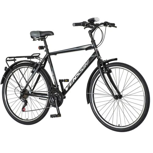 Visitor Bicikla Milano Venssini Mil262/crno siva/ram 20/točak 26/brzine 18/kočnice V brake Slike