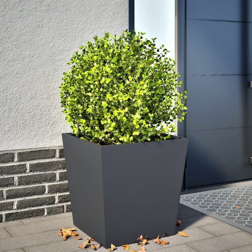 VidaXL Vrtno korito antracit 50x50x50 cm jeklo Slike