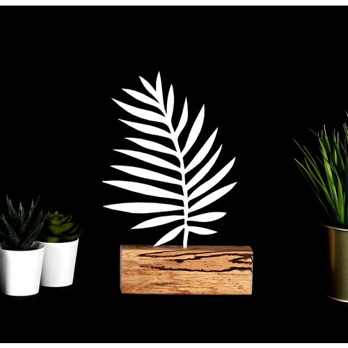 Atelier Del Sofa dekorativna figura palm leaf, 2mm, 17x27x3.5 cm Slike
