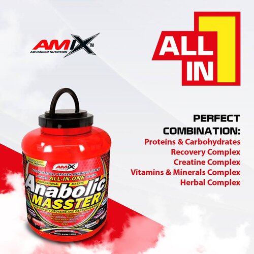 Amix anabolic masster 2200 g čokolada Slike