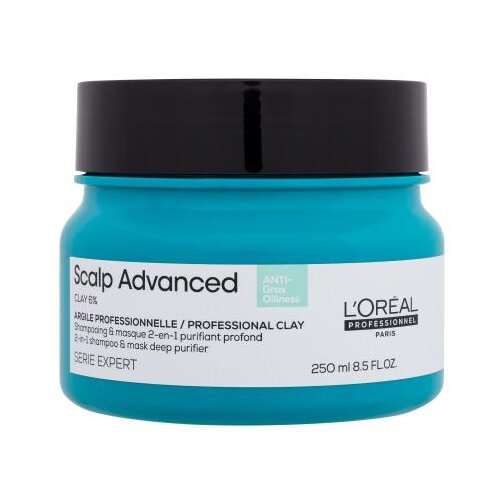 L&amp;acute;Or&amp;eacute;al Paris Scalp Advanced Anti-Oiliness Professional Clay glina za dubinsko či&amp;scaron;ćenje kose 250 ml za ženske Slike