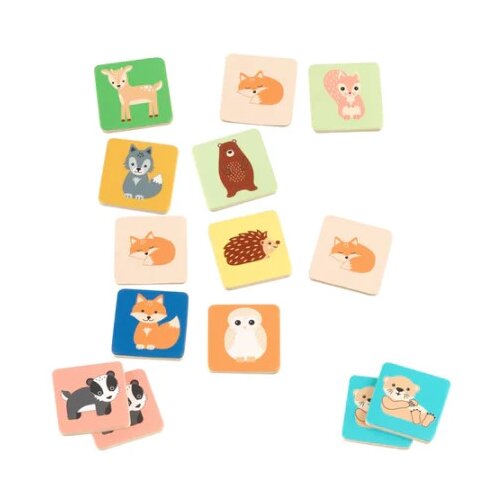 Orange Tree Toys Drvena igra memorije - šuma ( OTT25255 ) Slike