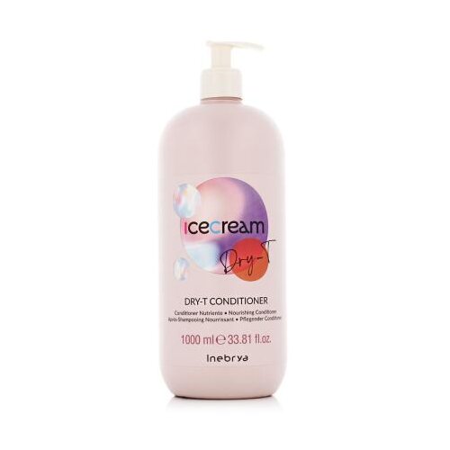 Inebrya Ice Cream Dry-T Conditioner 1000 ml regenerator neposlu&amp;scaron;na kosa suha kosa unisex Slike