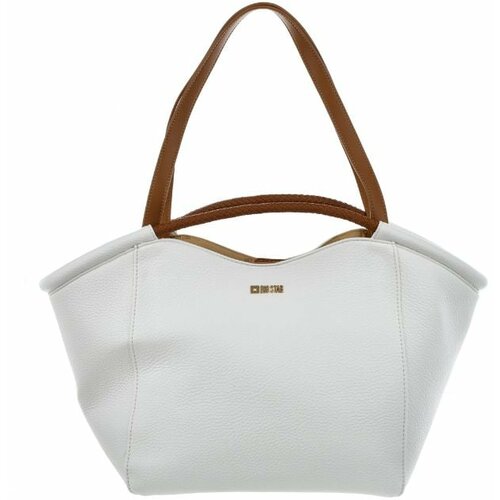 Big Star White Eco Leather Handbag Slike