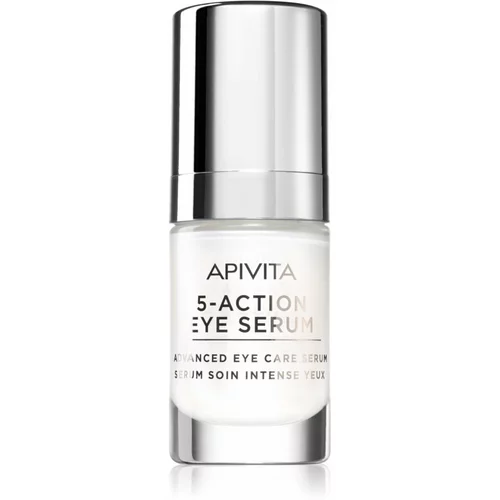 Apivita 5-Action Eye Serum intenzivni serum za predel okoli oči 15 ml