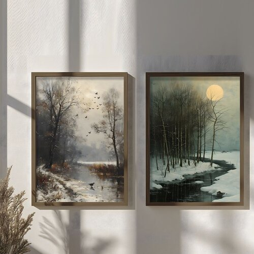 Wallity slika AI133, 2 dijela, 50 x 70 x 3 cm Cene
