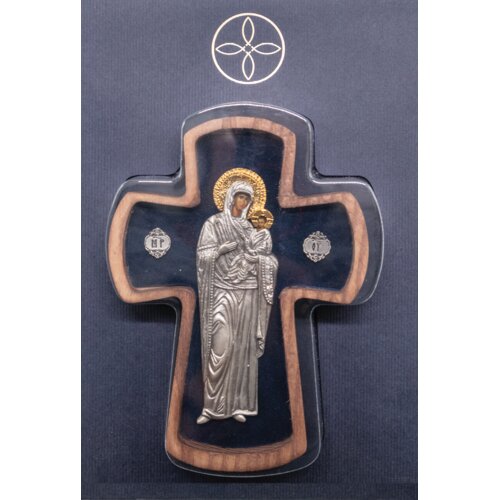  Ikona krst Presveta Bogorodica, 93x150x22mm Cene