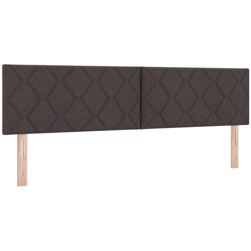 vidaXL vzglavje z dizajnom diamantnih blokov temno rjave 180 cm tkanine, (22080531) Cene