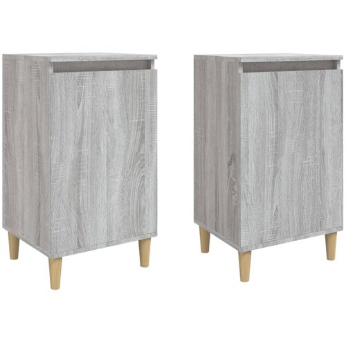 Maison Chic Dvo delni komplet Nočne omarice - Nočne mize siva sonoma 40x35x70 cm inženirski les, (21686736) Cene