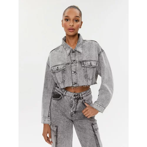 Hugo Jeans jakna Iconic_Bp 50508816 Siva Relaxed Fit