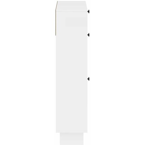  Ormar za cipele EDE 78 x 24 x 103 cm Konstruirano drvo - Bijela visokog sjaja Slike