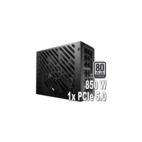 LC-Power napajanje PSU 850w Platinum 80+ 1x PCIe 5.0, 135mm fan, fully modular, eff do 92%