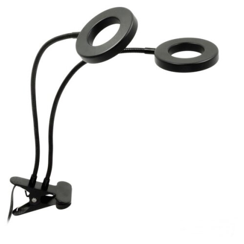 Fleksibilna LED prigu&amp;scaron;iva stolna lampa sa klipsom za uzgoj biljaka VITARO 2xLED/4W/230V crna Slike