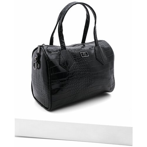 Marjin Women's Adjustable Straps Hand Shoulder Bag Celiza Black Croco Slike