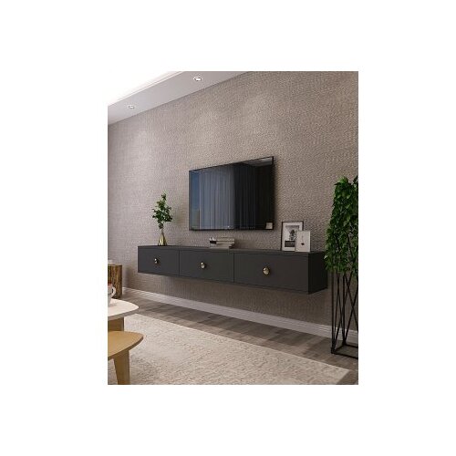 Hanah home tv polica zuzu 180 anthracite Slike