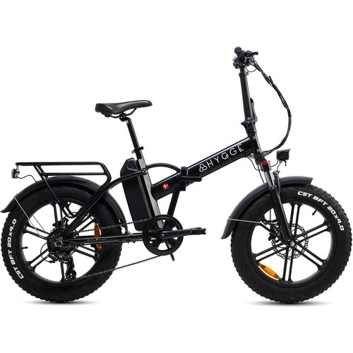 Hygge Bikes vester 2025 - zložljiv električni kolo s širokimi pnevmatikami 48V 14Ah - oniks črna, (21814268) Cene