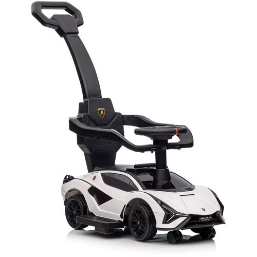 Lean Toys Otro&amp;scaron;ki poganjalec Lamborghini bela Slike