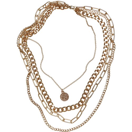 Urban Classics Accessoires Penumbra Layering Necklace gold Slike