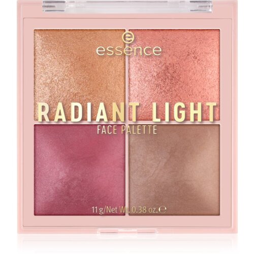 Essence Radiant Light paleta highlightera i rumenila nijansa Signature Light 11 g Slike