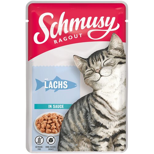 Schmusy Ragout v omaki 22 x 100 g - Losos Slike