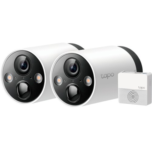 Tp-link C420S2 Smart Wire-Free Security Camera System, 2-Camera System, 2 x Tapo C420, 1 x Tapo H200,... Cijene