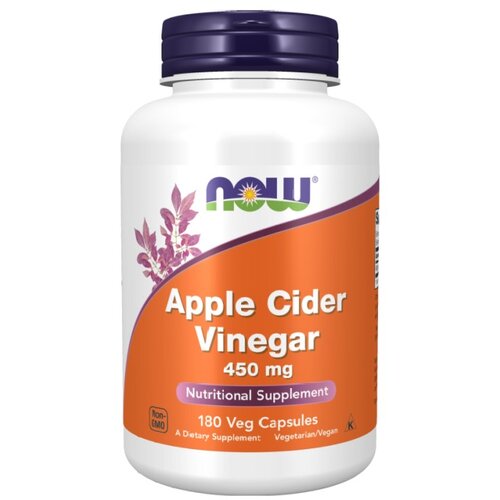 Now Foods Jabučni ocat - Apple Cider Vinegar NOW, 450 mg (180 kapsula) Slike